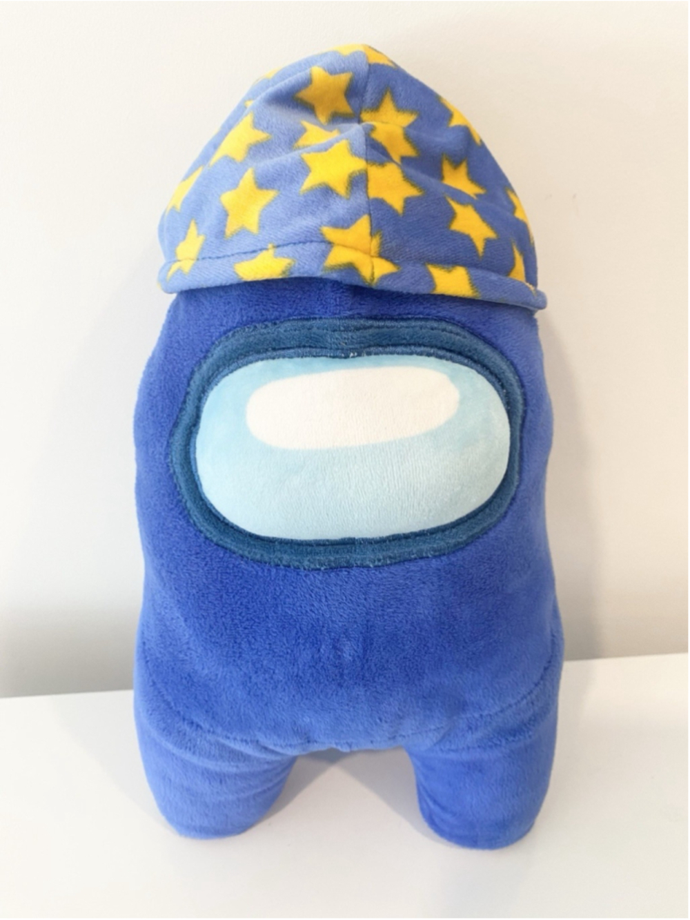 Among Us Blue Crewmate Plush Sleep Cap Nightcap Toikido YuMe Toys 14”